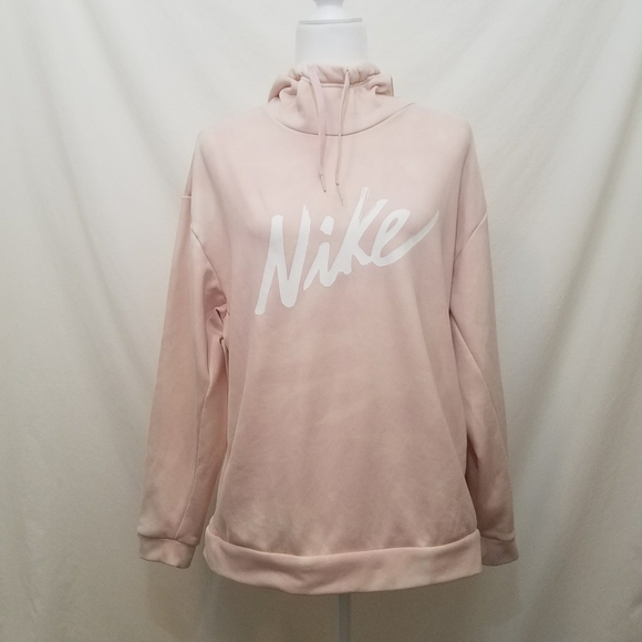 Nike Sweaters - Nike Baby Pink Bleach Dye Long Sleeve Sweater